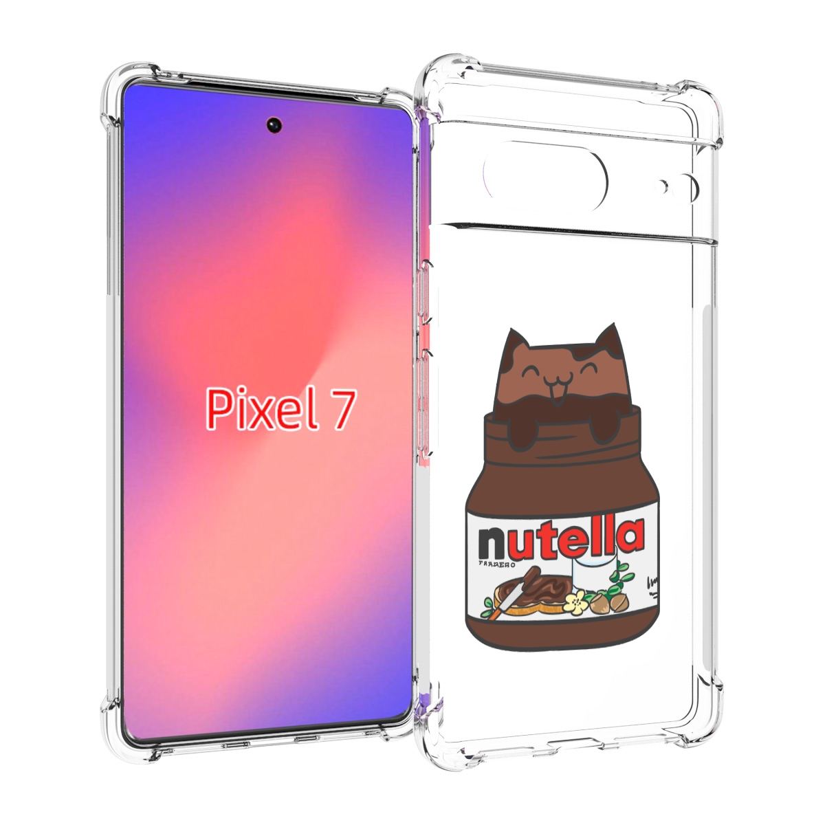 

Чехол Mypads Кошечка-В-Нутелле Для Google Pixel 7, Прозрачный, Tocco