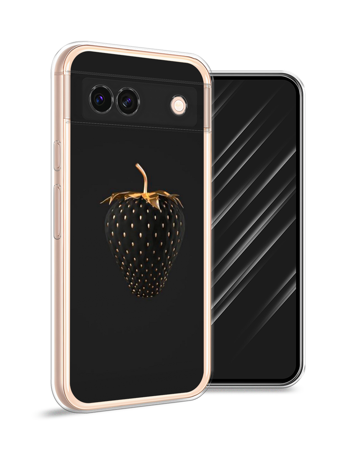 

Чехол Awog на Google Pixel 8A "Черно-золотая клубника", Черный;золотистый, 271750-1