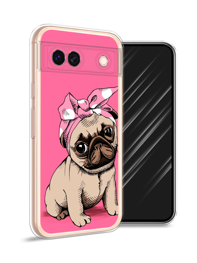 

Чехол Awog на Google Pixel 8A "Dog Pin-Up", Розовый;бежевый, 271750-1