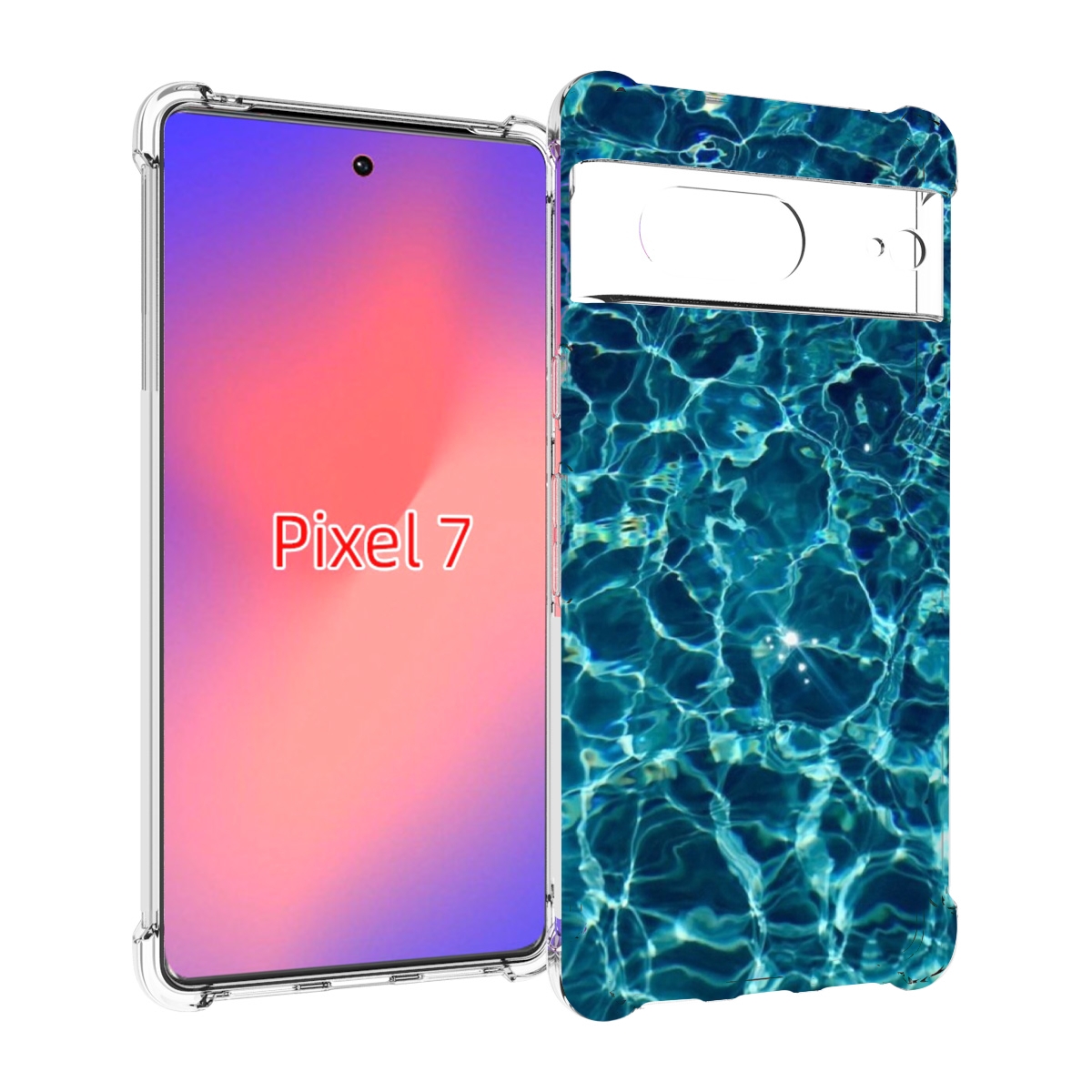 

Чехол Mypads Красивая Голубая Вода Для Google Pixel 7, Прозрачный, Tocco
