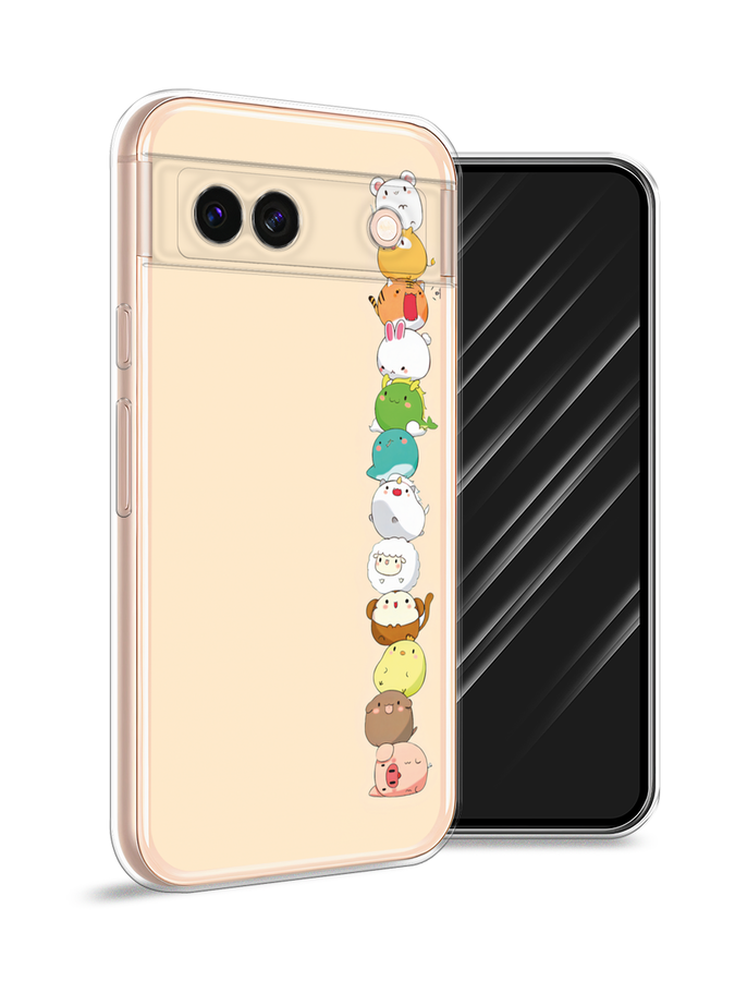 

Чехол Awog на Google Pixel 8A "Питомцы Чиби", Желтый, 271750-1