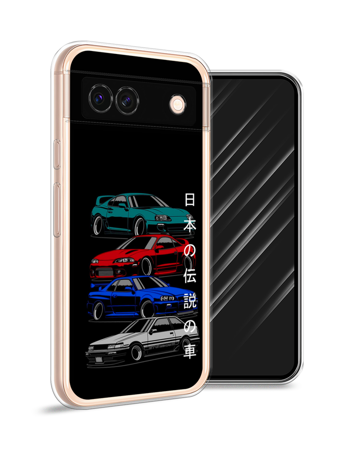 

Чехол Awog на Google Pixel 8A "JDM Legend cars", Зеленый;красный;синий, 271750-1