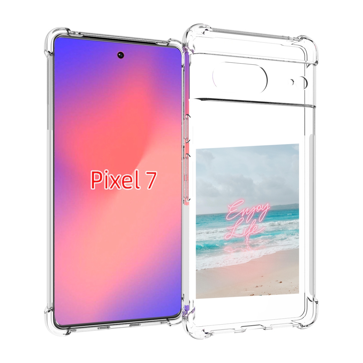 

Чехол Mypads Красивый Пляж Для Google Pixel 7, Прозрачный, Tocco