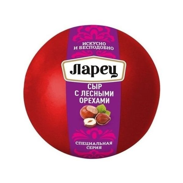 

Сыр полутвердый Ларец классический с фундуком 50% БЗМЖ