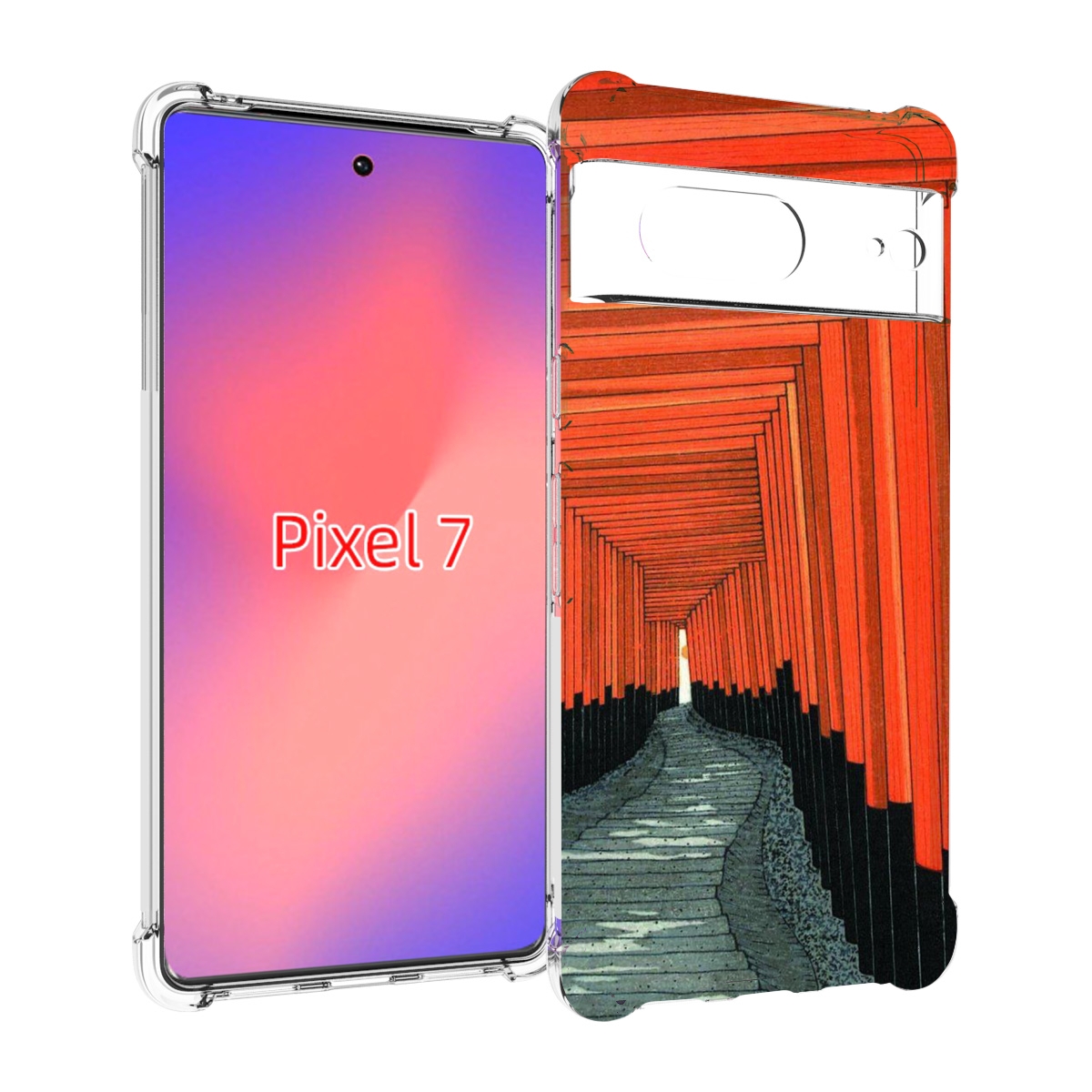 

Чехол Mypads Красный Коридор Для Google Pixel 7, Прозрачный, Tocco