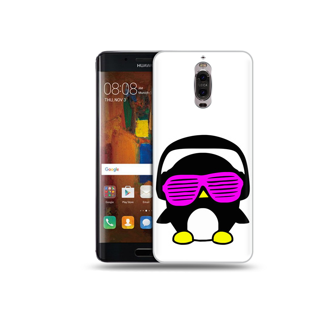 

Чехол MyPads Tocco для Huawei Mate 9 Pro пингвин (PT50613.55.541), Прозрачный, Tocco