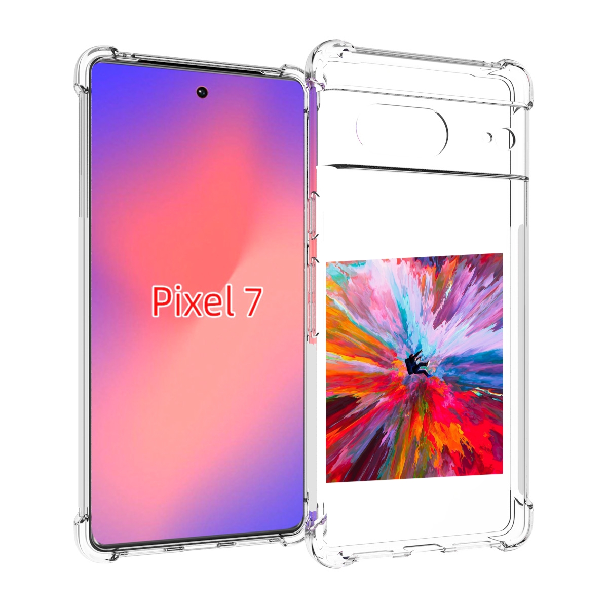 

Чехол Mypads Красочный Астранавт Для Google Pixel 7, Прозрачный, Tocco