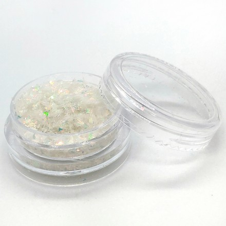 

Декор для маникюра De.Lux Битое стекло, зеленый, мелкая крошка, 4 шт.