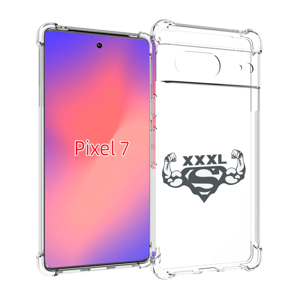 

Чехол Mypads Бодибилдинг Супермен Для Google Pixel 7, Прозрачный, Tocco