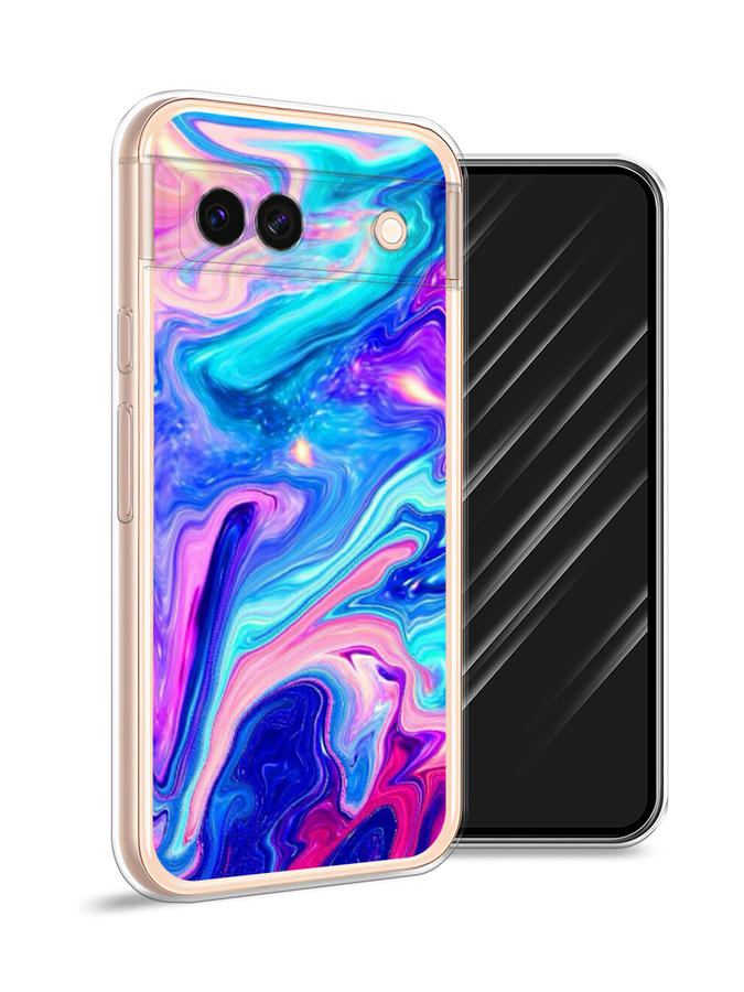 

Чехол Awog на Google Pixel 8A "Потеки краски", Розовый, 271750-1