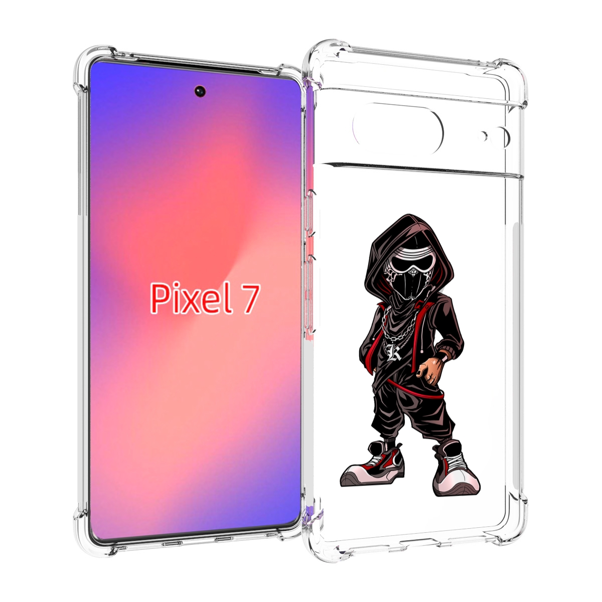 

Чехол Mypads Крутой-Ниндзя Для Google Pixel 7, Прозрачный, Tocco