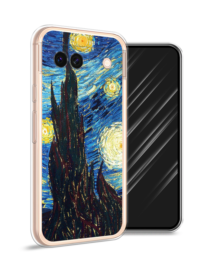 

Чехол Awog на Google Pixel 8A "Ван Гог Звездная ночь", Желтый, 271750-1
