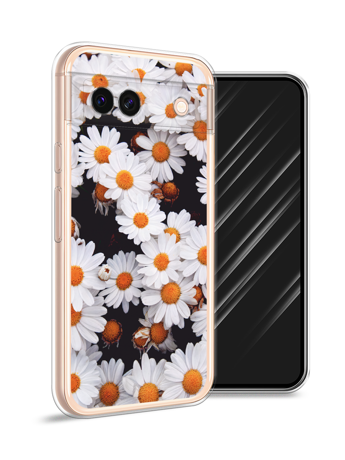 

Чехол Awog на Google Pixel 8A "Ромашковое поле", Белый, 271750-1