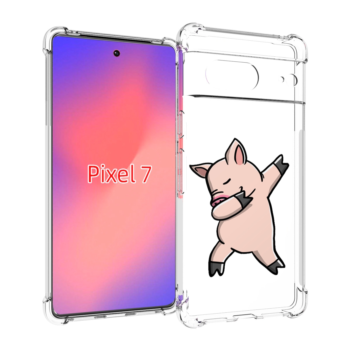 

Чехол Mypads Крутой-Поросенок Для Google Pixel 7, Прозрачный, Tocco
