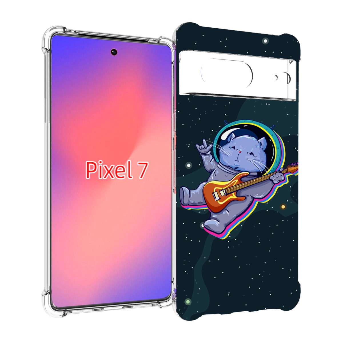 

Чехол Mypads Крутой-Хомяк-В-Космосе Для Google Pixel 7, Прозрачный, Tocco