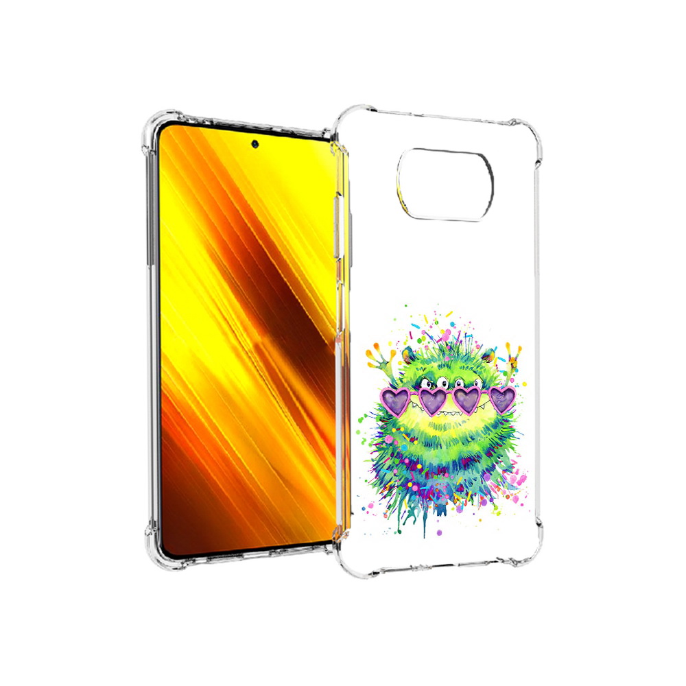 

Чехол MyPads Tocco для Xiaomi Poco X3 Пушистый персонаж (PT154881.262.142), Прозрачный, Tocco
