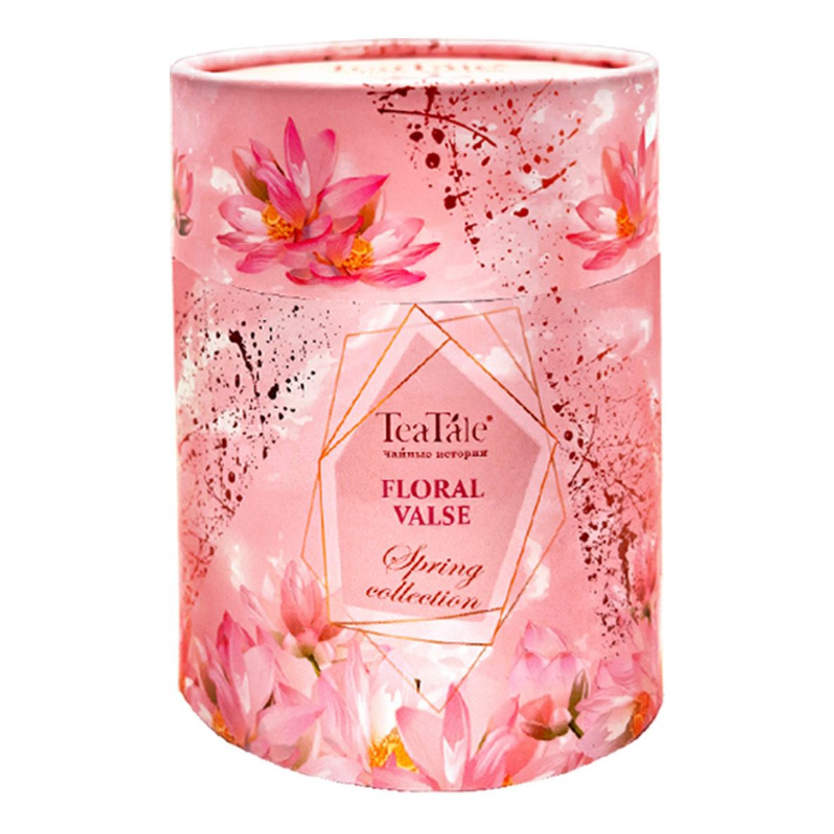 Чай черный TeaTale Цветочный вальс розовый листовой 100 г