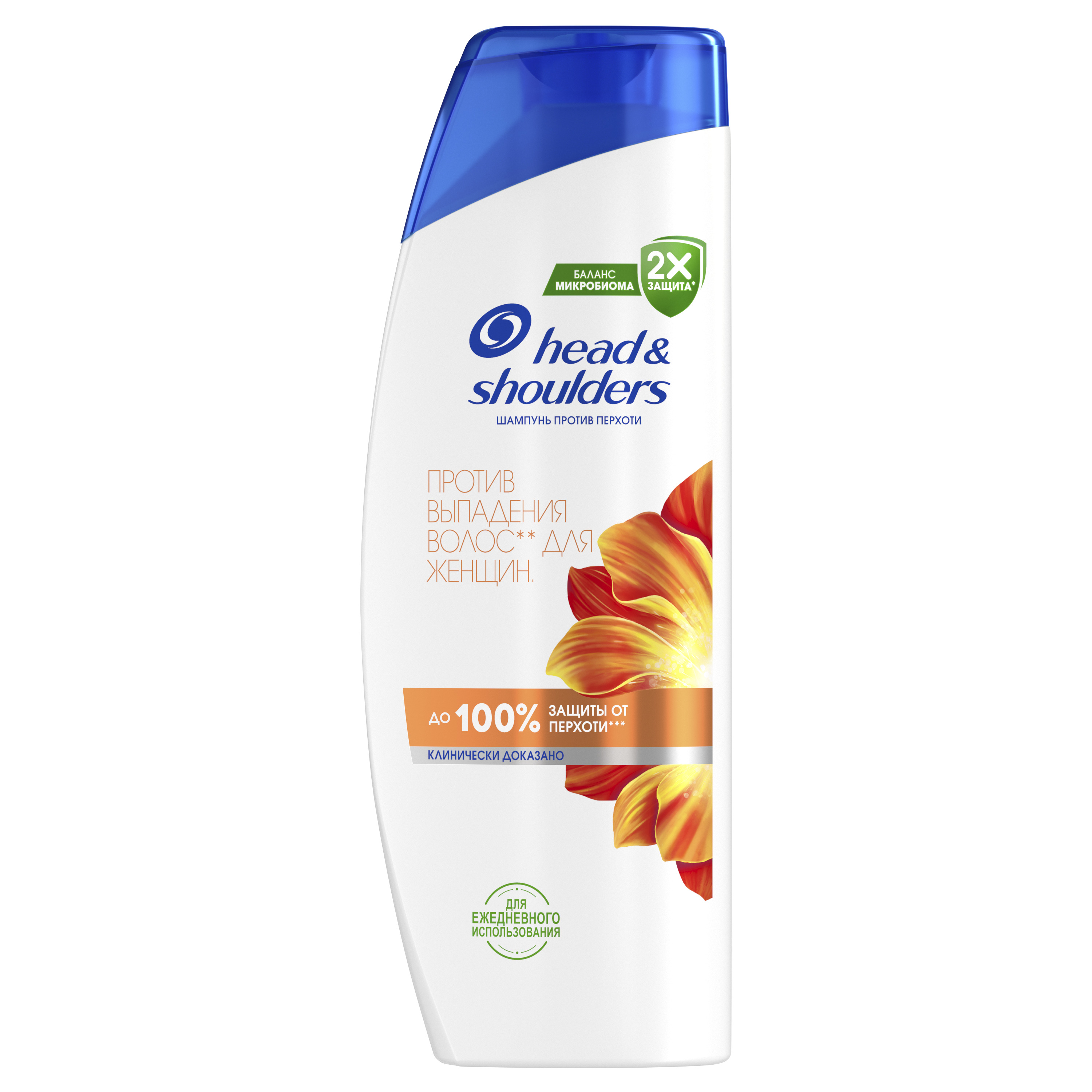 

Шампунь Head & Shoulders Против выпадения от перхоти, 400 мл, шампунь для женщин 81574320