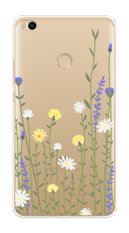 

Чехол на Xiaomi Mi Max 2 "Ромашка и лаванда", Зеленый;желтый;прозрачный, 32150-1