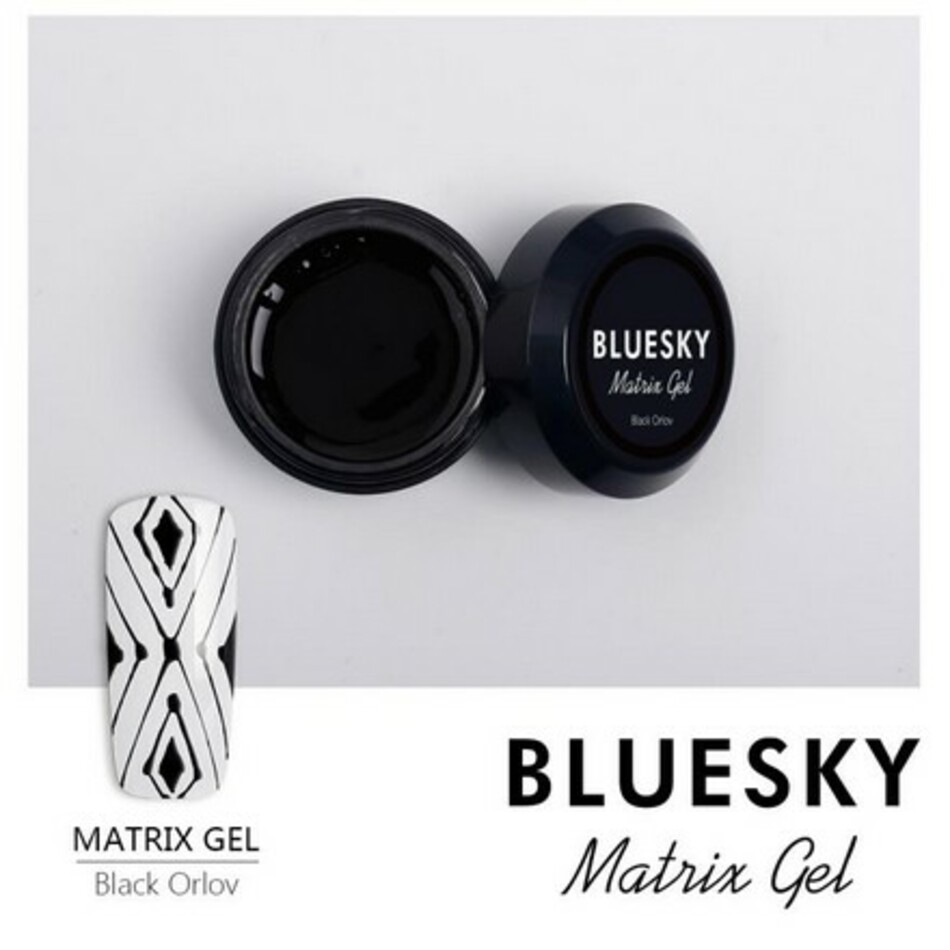 Гель-паутинка для дизайна ногтей Bluesky Matrix Gel 03 черный 7 г