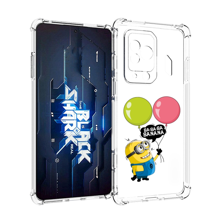 

Чехол MyPads миньон-с-шариками для Xiaomi Black Shark 5 Pro, Прозрачный, Tocco