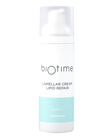 фото Ламелярный липидовосполняющий крем biotime lamellar cream lipid repair 50 мл