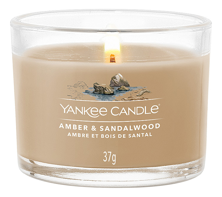 

Ароматическая свеча Amber & Sandalwood 37г, 406945