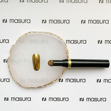 Ручка-втирка Masura, хром золотой