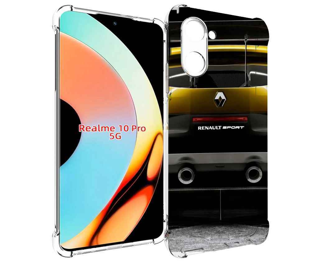 

Чехол бампер MyPads renault-рено-3 мужской для Realme 10 Pro про..., Прозрачный, Tocco