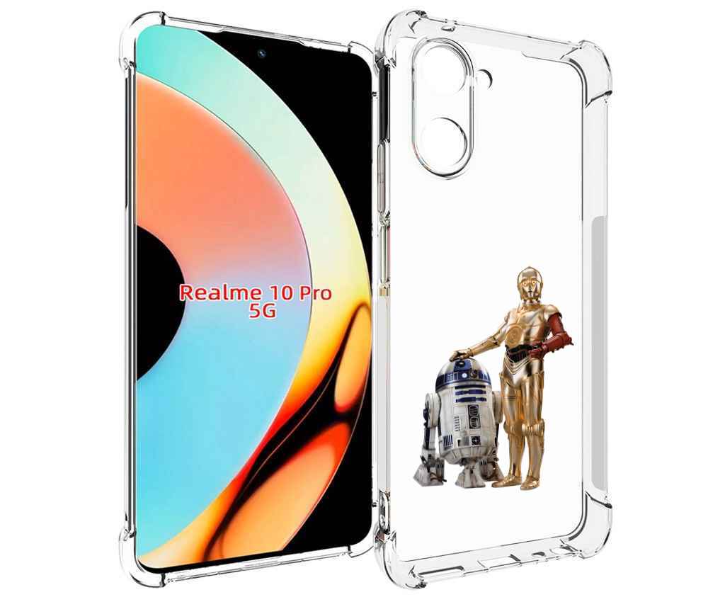 

Чехол бампер MyPads starwars-звездные-воины для Realme 10 Pro п..., Прозрачный, Tocco