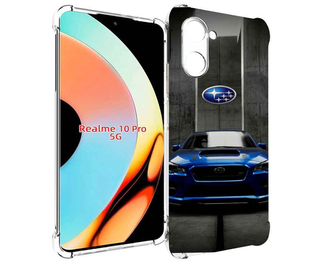 

Чехол бампер MyPads subaru субару 1 мужской для Realme 10 Pro пр..., Прозрачный, Tocco
