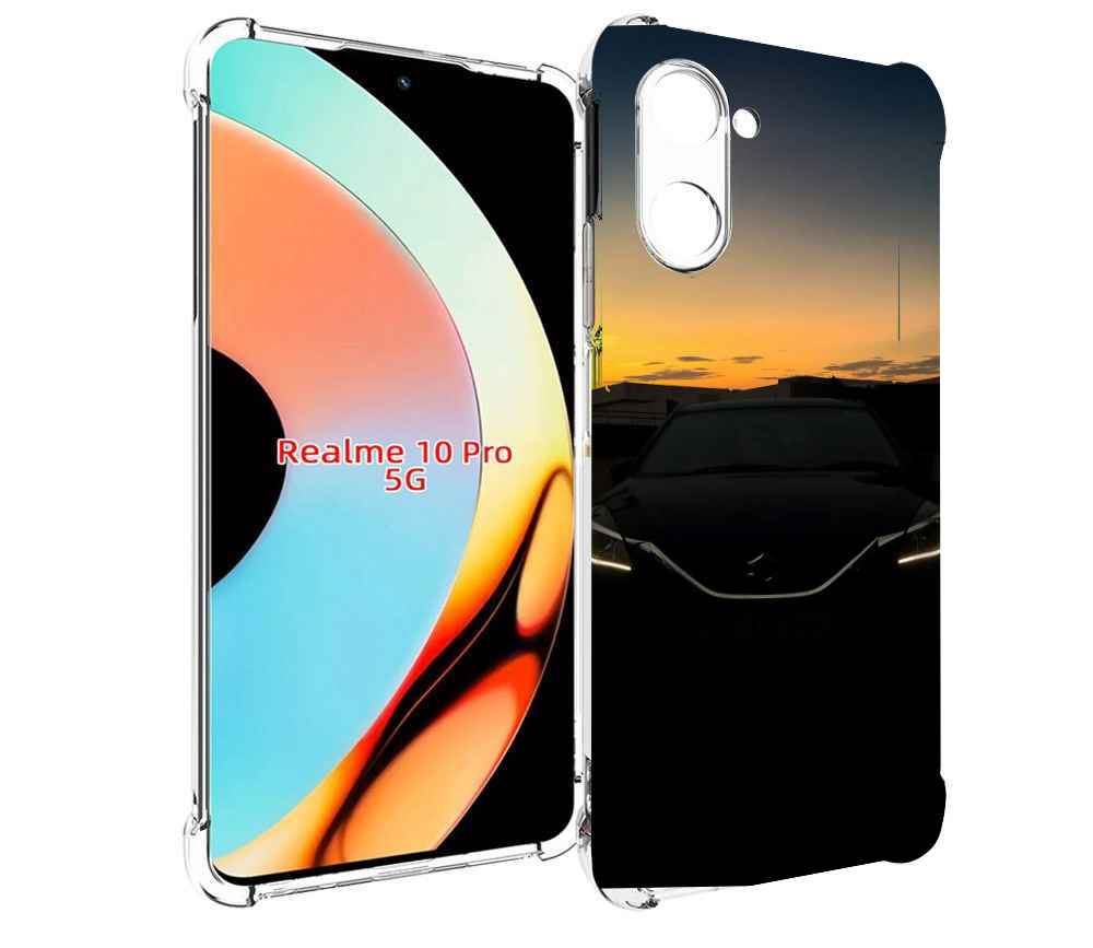 

Чехол бампер MyPads suzuki 2 сузуки мужской для Realme 10 Pro пр..., Прозрачный, Tocco