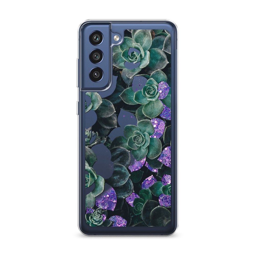 

Чехол Awog на Samsung Galaxy S21 FE / Самсунг S21 FE "Сукуленты цветные", Разноцветный, 2103092-1