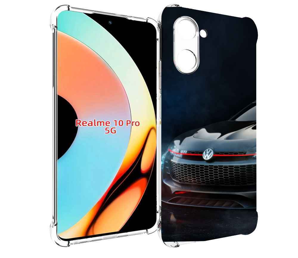 

Чехол бампер MyPads volkswagen фольскваген 2 мужской для Realme ..., Прозрачный, Tocco