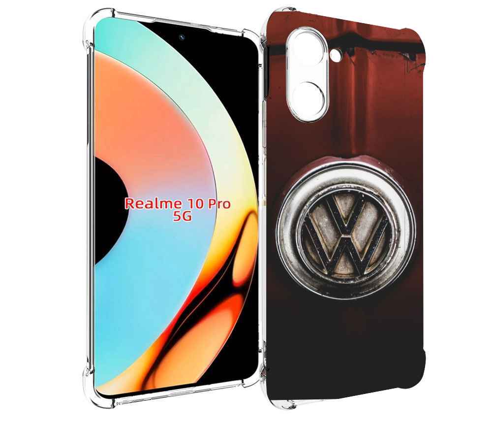 

Чехол бампер MyPads volkwagen фольскваген 1 мужской для Realme 1..., Прозрачный, Tocco