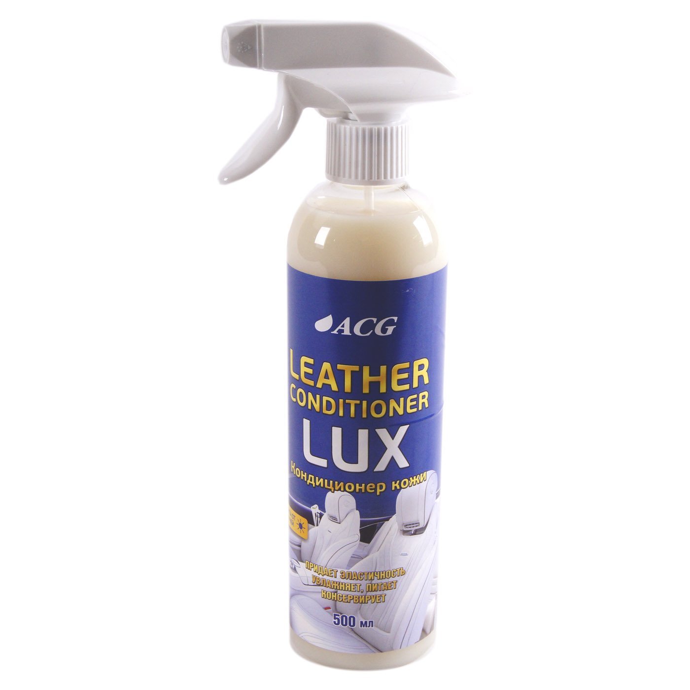 

Кондиционер кожи ACG Leather Conditioner LUX 500 мл триггер
