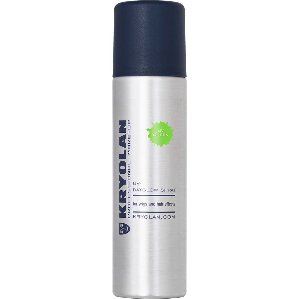 фото Лак для волос kryolan уф/uv-dayglow spray, цв: green 150 мл