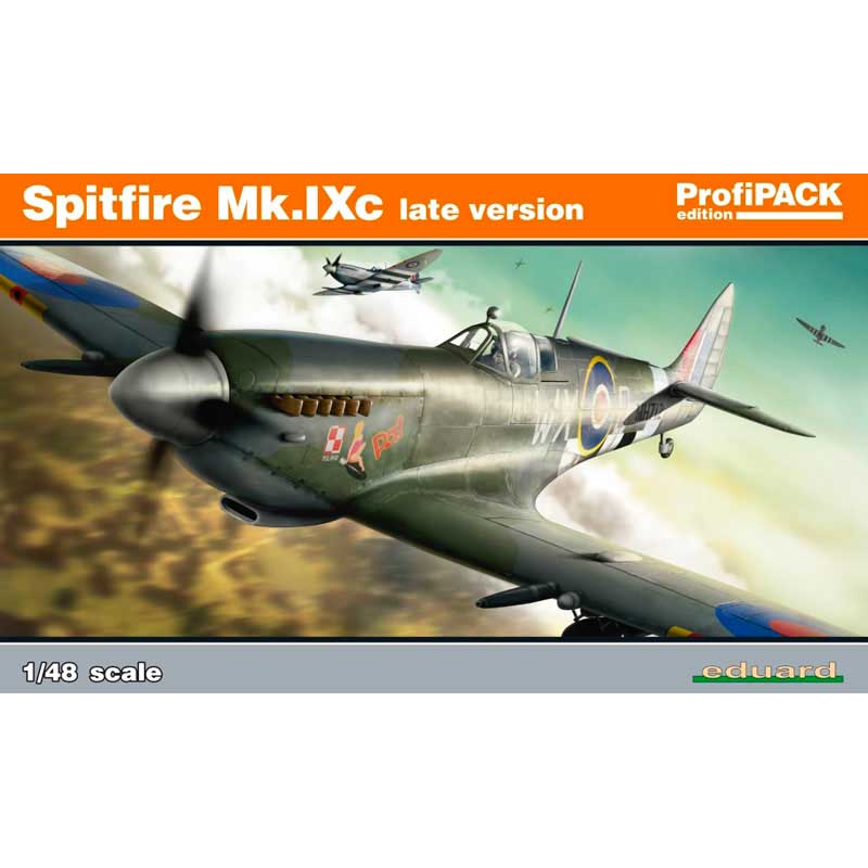 

Сборная модель Eduard 1/48 Самолет Spitfire Mk. IXc late version ProfiPACK 8281