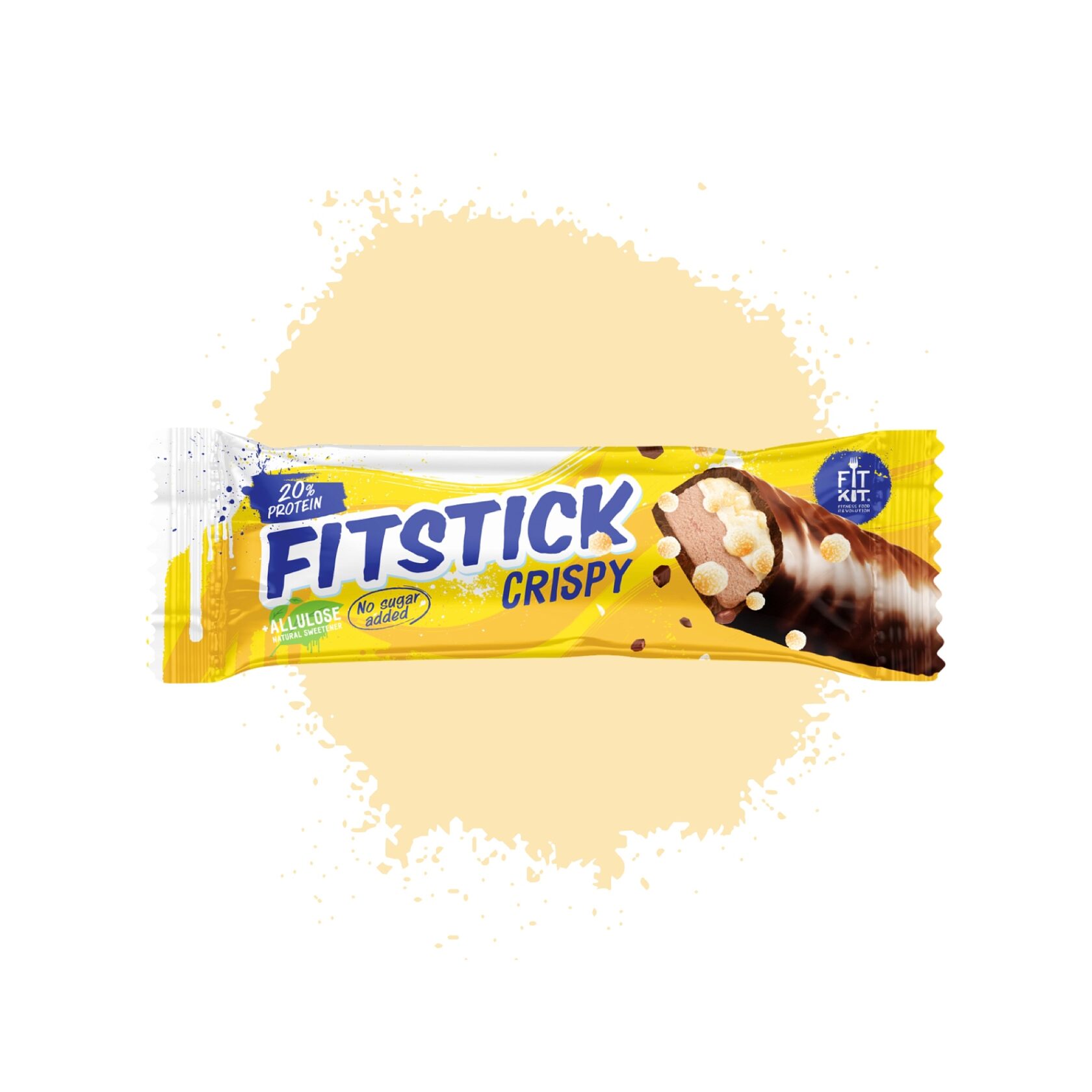 Батончик Fitkit Fitstick протеиновый с криспи 45 г