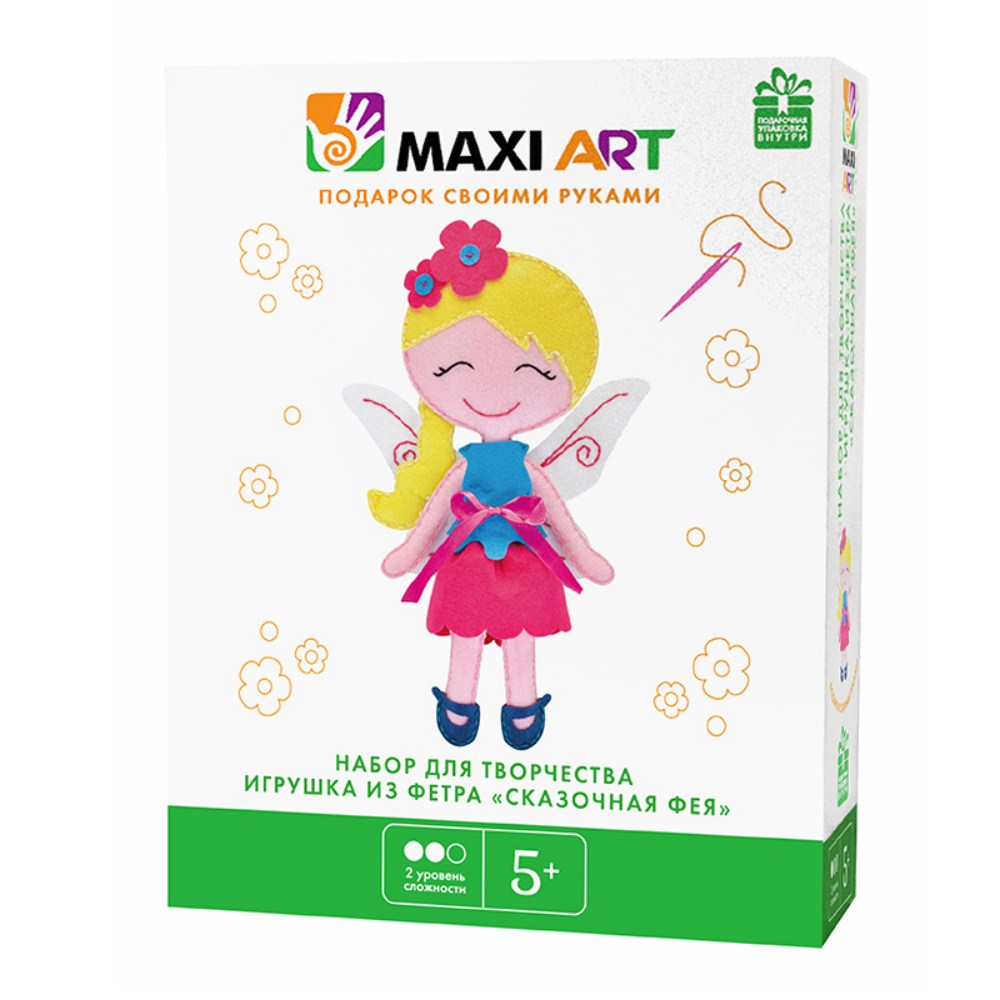 

Набор для творчества Maxi Art Игрушка из фетра Сказочная фея