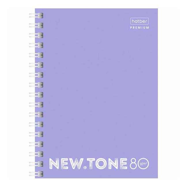 

Блокнот Hatber Premium NEWtone Pastel Лаванда А6 в клетку 80 листов