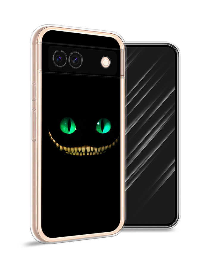 

Чехол Awog на Google Pixel 8A "Зеленоглазый чеширский кот", Черный, 271750-1