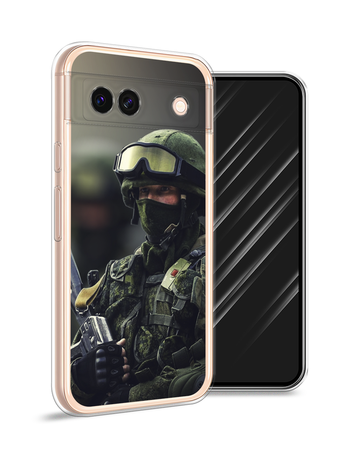 

Чехол Awog на Google Pixel 8A "Солдат", Зеленый;серый, 271750-1