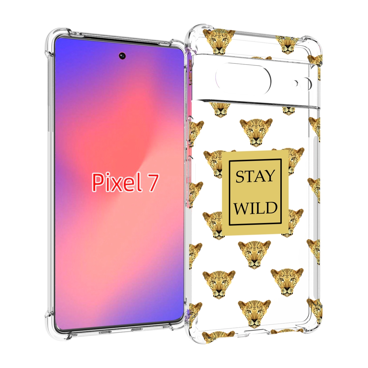 

Чехол Mypads Леопард-Вайлд Для Google Pixel 7, Прозрачный, Tocco