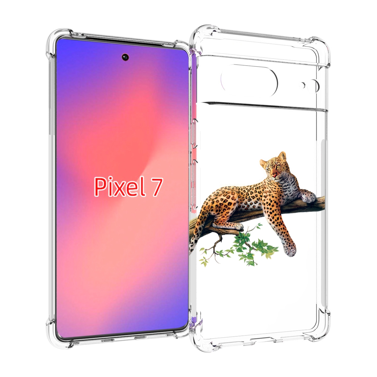 

Чехол Mypads Леопард-На-Дереве Детский Для Google Pixel 7, Прозрачный, Tocco