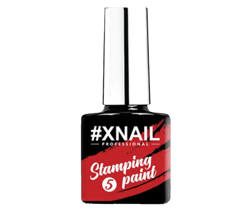 

Гелевый лак XNAIL PROFESSIONAL Stamping Paint №5, Красный