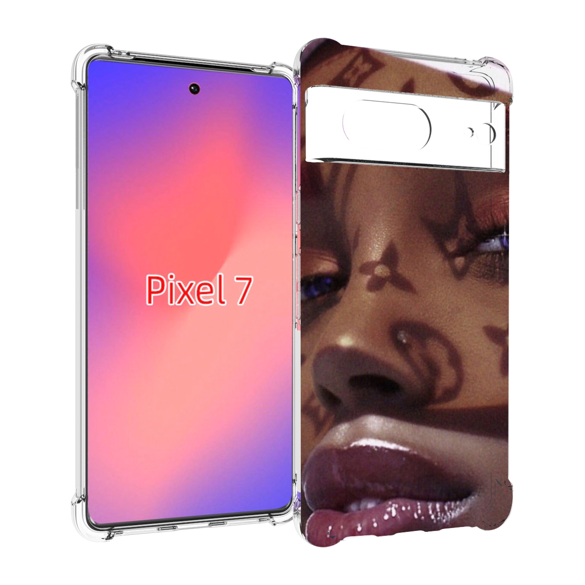 

Чехол Mypads Лицо Девушки Тень Женский Для Google Pixel 7, Прозрачный, Tocco