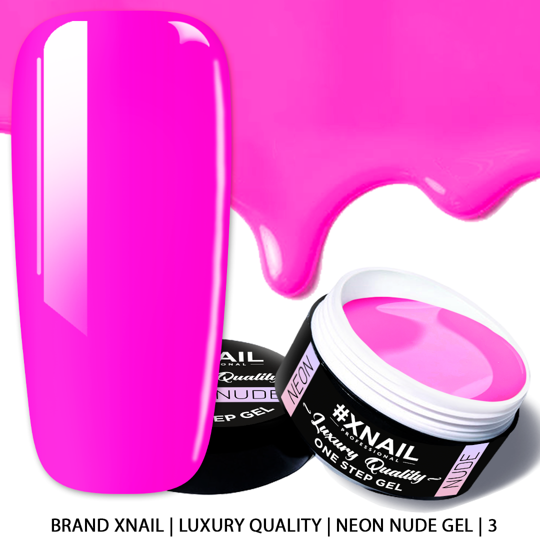 

Гель для наращивания ногтей Xnail Luxury Quality Neon Nude №03 15 г