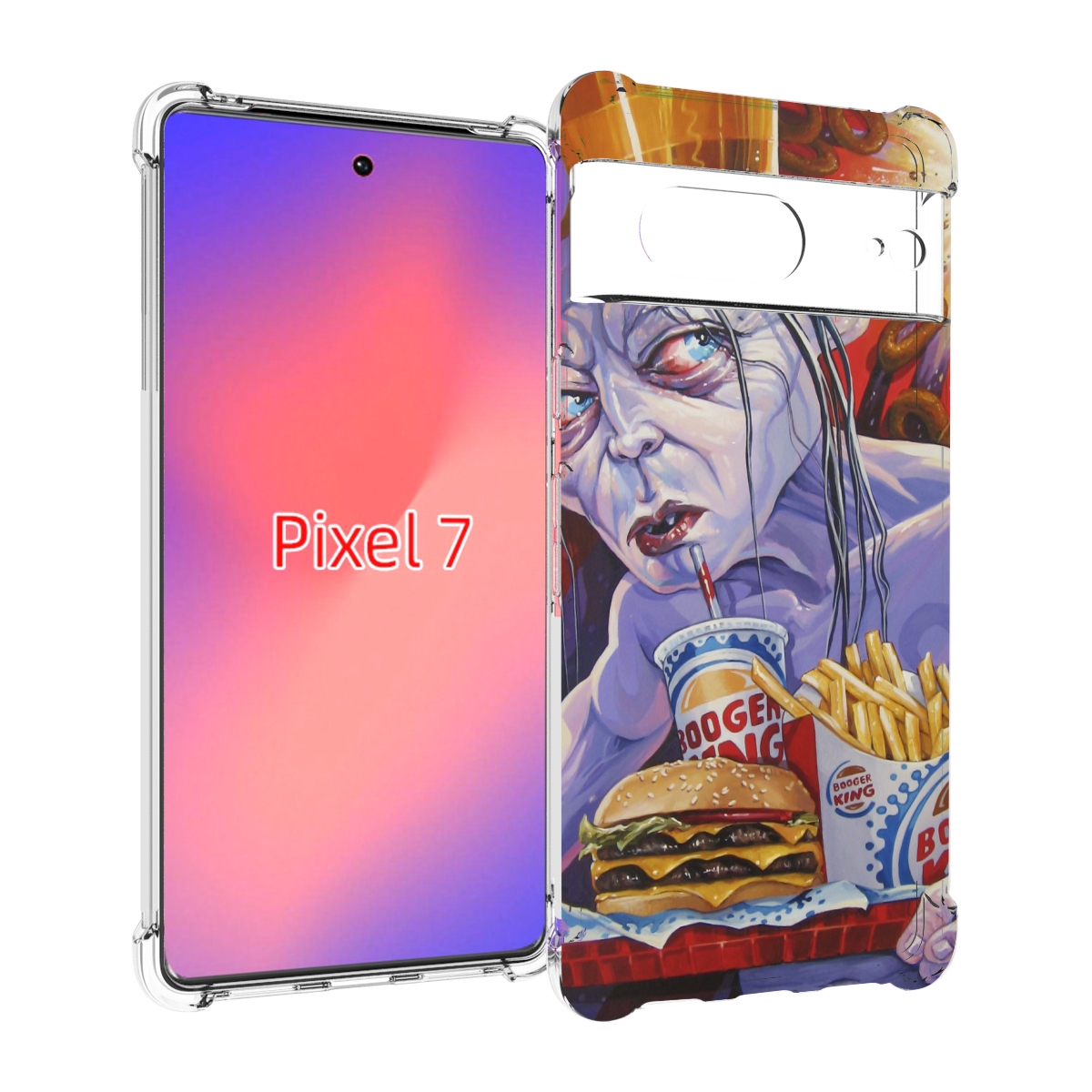 

Чехол Mypads Любитель Бургер Кинга Для Google Pixel 7, Прозрачный, Tocco