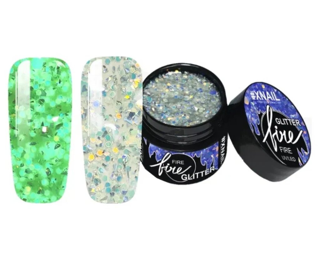 

Гель-лак Xnail Professional Fire Glitter №01